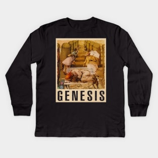 Calling All Stations - Join the Musical Journey with This Genesis Tee Kids Long Sleeve T-Shirt